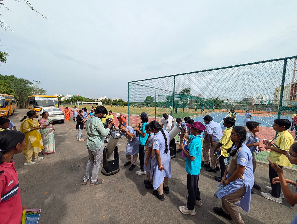 Astronomy Outreach at Shree Niketan Patasala, Vengambakkam
