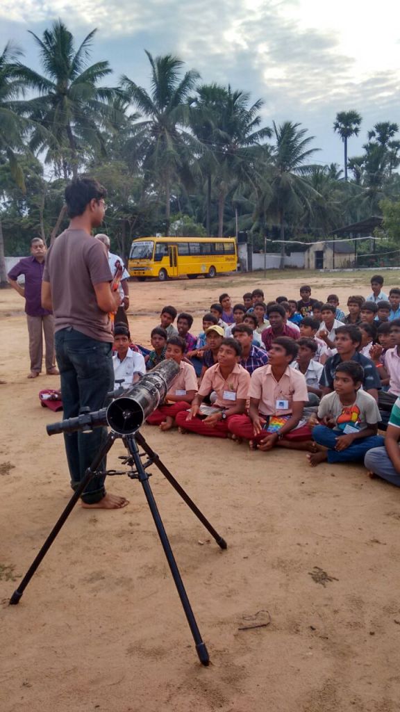 Deepak giving a talk